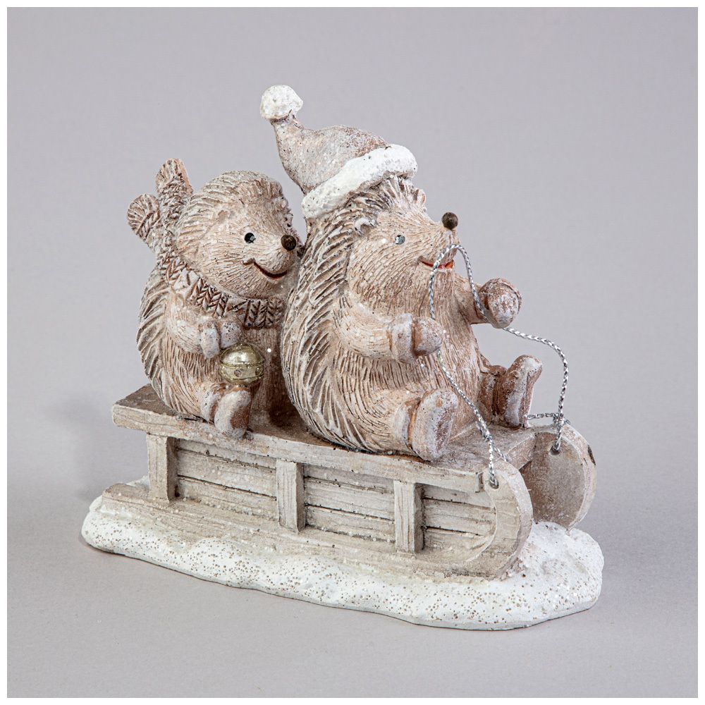 СТАТУЭТКА "ЕЖИКИ" 12Х5,5Х10 СМ