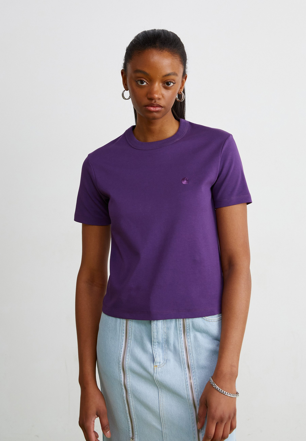 Carhartt WIP LUCA  - Базовая футболка - Фиолетовый