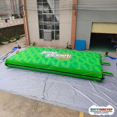 Надувная подушка «Свободное падение» для прыжков, 4,92×9,32×0,9 м