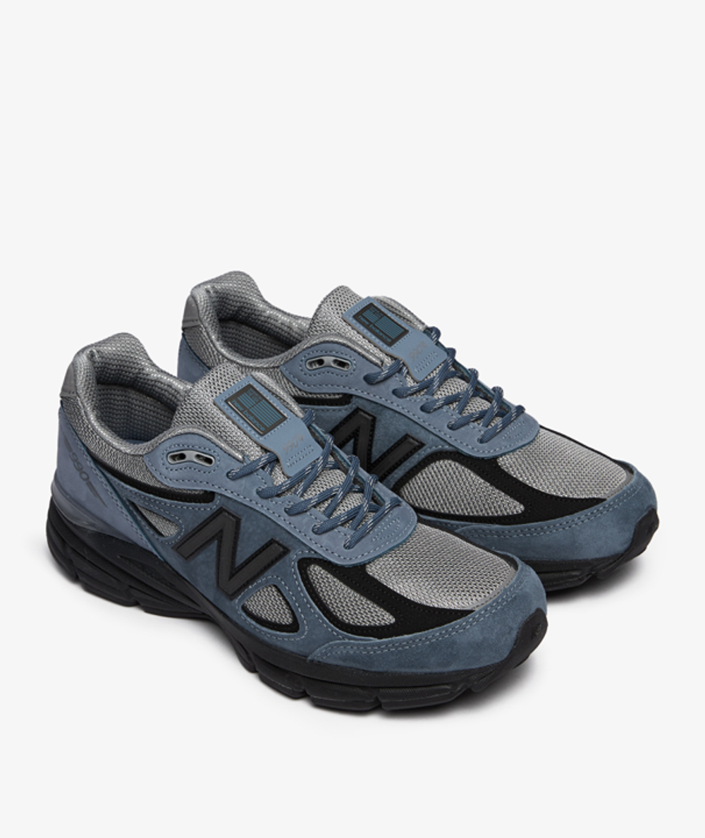 New balance 990 blue and grey best sale