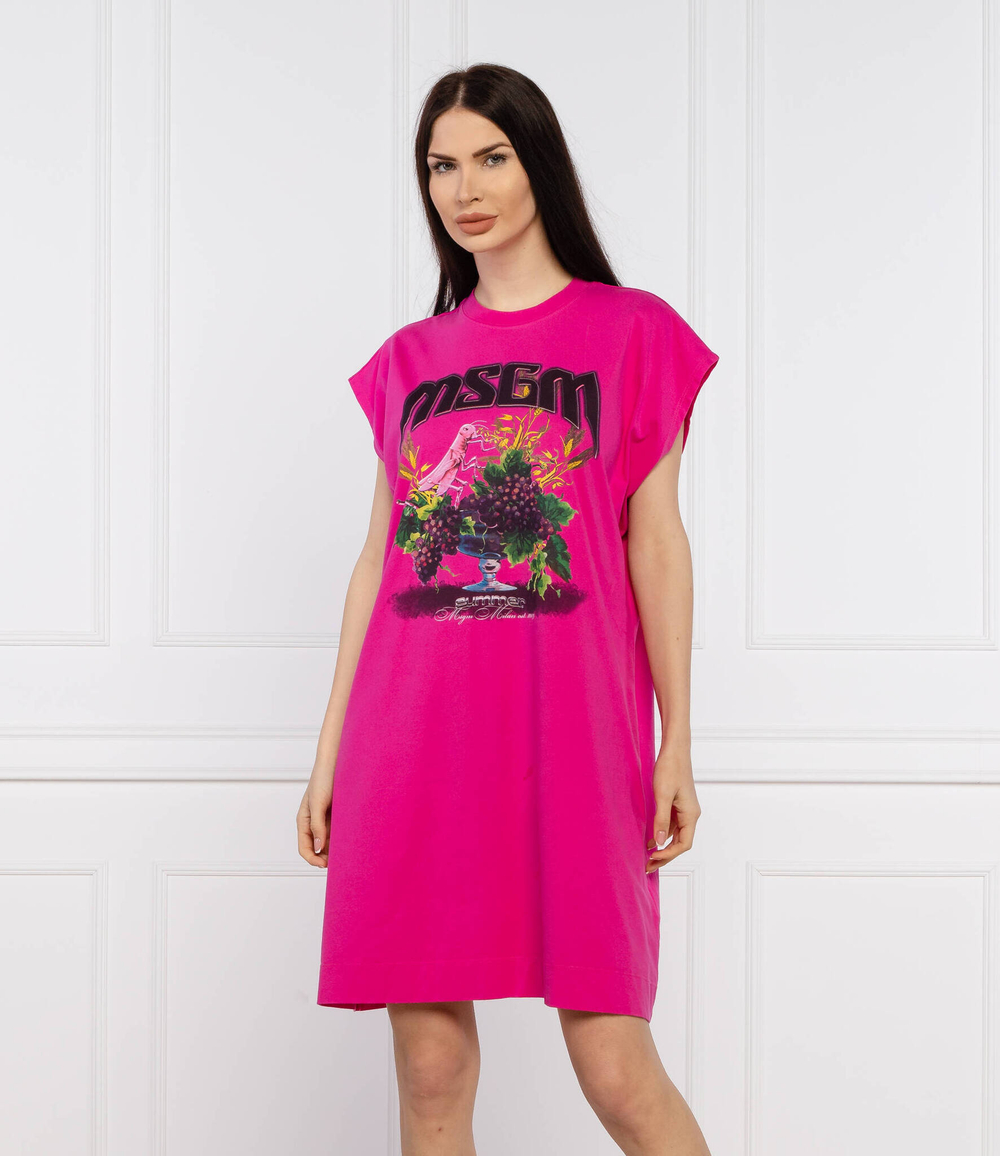 платье MSGM - фуксия(3042MDA172 217498)