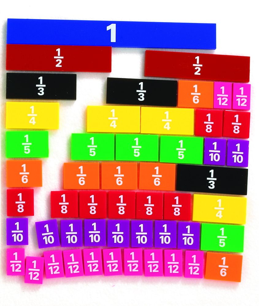 Дроби. Черепица. Набор учебно-игровой.