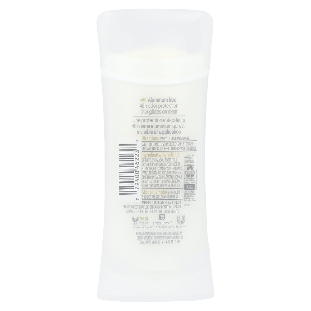 Dove, Дезодорант без алюминия, кокос и розовый жасмин, 74 г (2,6 унции)