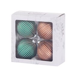 Набор новогодних шаров Gipfel Christmas Toys 41422 4 предмета