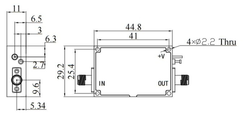 LT-AM2-0416-15-SMAF, Активный умножитель частоты, 4-16 ГГц, 15 dBm, SMA Female