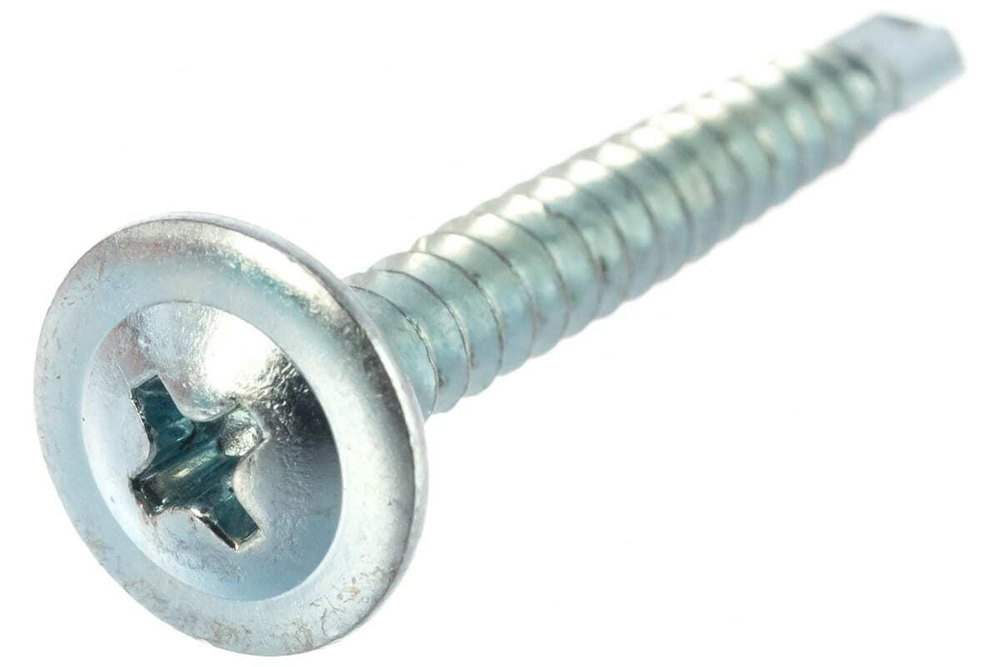 САМОРЕЗЫ СТРОЙБАТ Д/ТОНК/ПЛАСТИН ОЦИНК С БУРОМ 4,2Х32 750ШТ