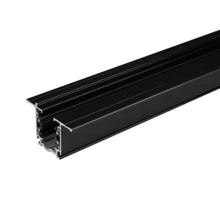 Трек встраиваемый LGD-4TR-TRACK-F-2000-BK-M (D) (Arlight, IP20 Металл, 3 года) 055350