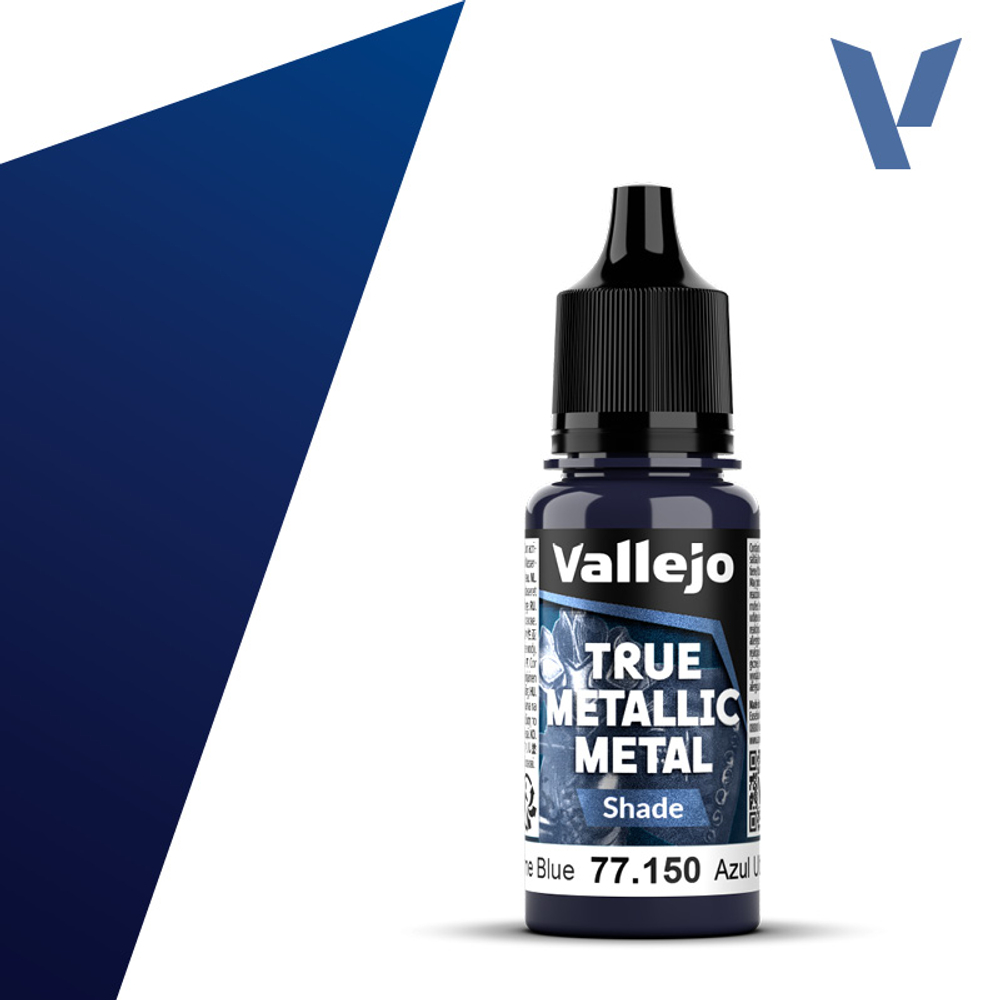 Vallejo True Metallic Metal - Ultramarine Blue (Shade)