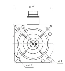 Серводвигатель 130SPSM24-20220EAM (Servoline, 2 кВт, 380 В, 2000 об/мин, 9.55 Нм, 5000 имп/об, IP65)