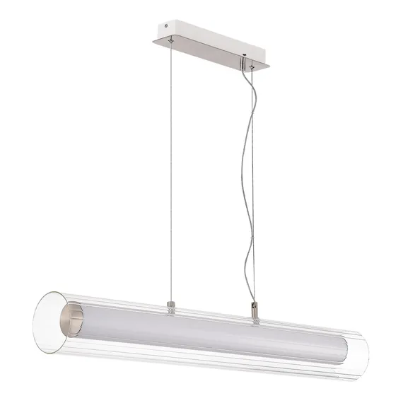 SL2010.103.01 Светильник подвесной ST-Luce Никель/Белый, Прозрачный LED 1*33W 3000K/4000K ENFYS