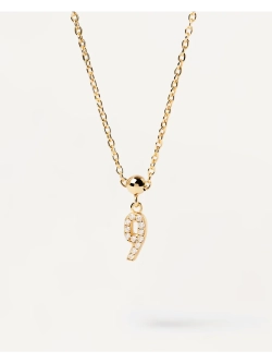 Подвеска-шарм женская PDPaola Цифра 9 серебро 925 пробы покрытое золотом 750 пробы CH01-001-U