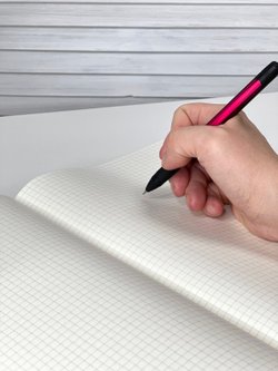 Блокнот А4 200л. (400страниц) в клетку без рамки Темно зеленый (К44-515КБР)