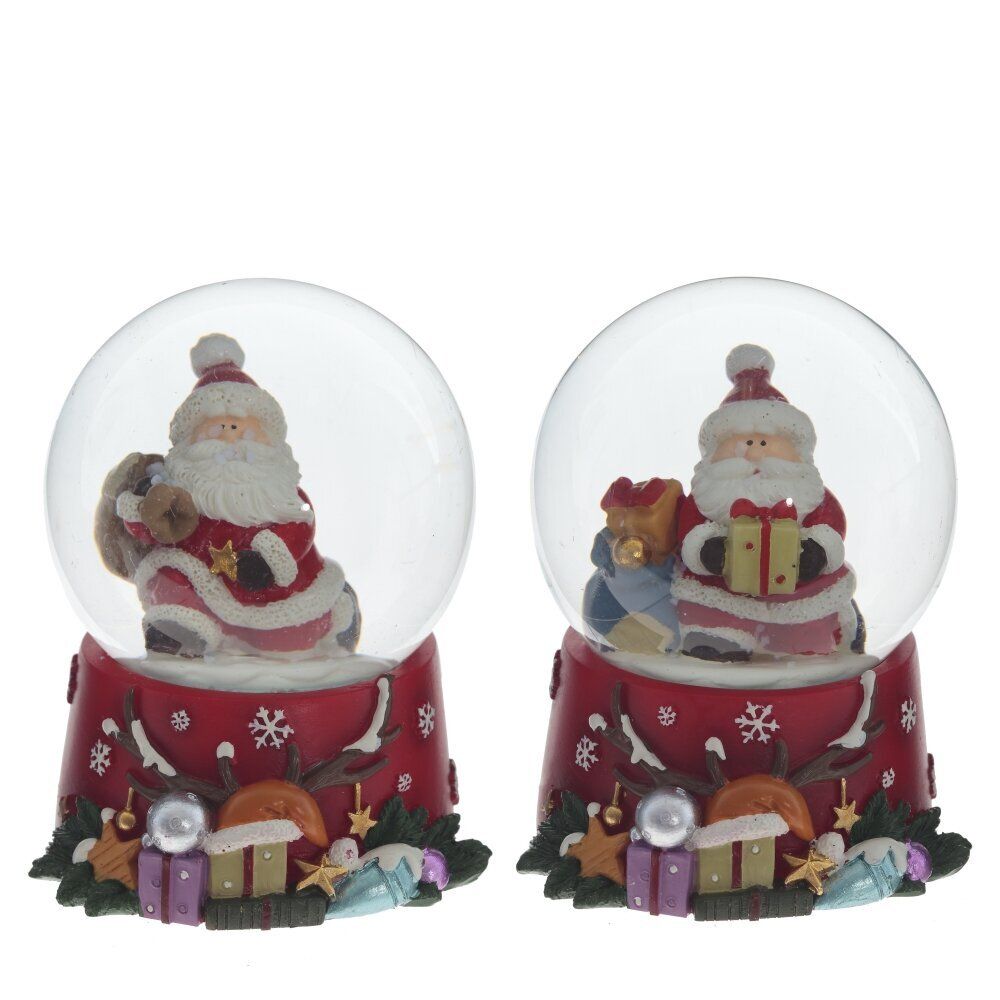 GAEM Фигурка декор в стекл шаре "Дед Мороз"", D6 см, L7 W7 H9 см, 2в.