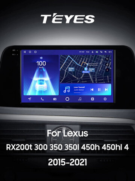 Teyes CC2 Plus 9" для Lexus RX200t RX300 RX350 2019+