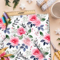 Ткань премиум дюспо летний розарий