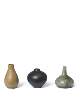 Набор из трёх мини-ваз Ferm Living Komo Mini, Calm
