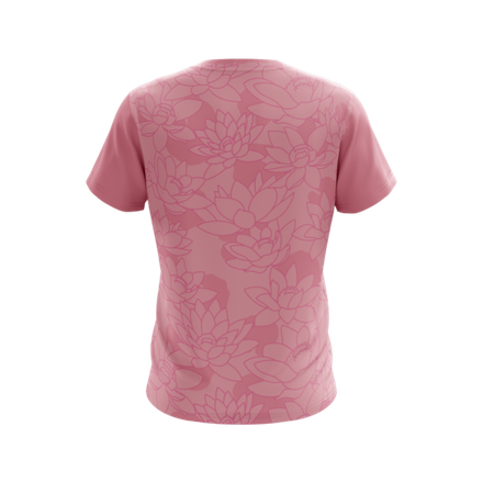 Футболка "Розовый лотос"
