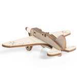 Советский истребитель И-16 Lemmo - Деревянный конструктор, сборная модель, для детей