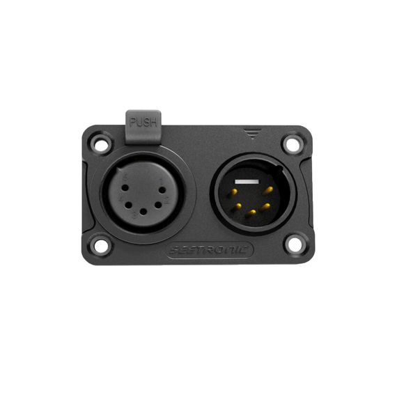 Seetronic C5F2C-W-B Комбинированный панельный разъем 5-и контактный