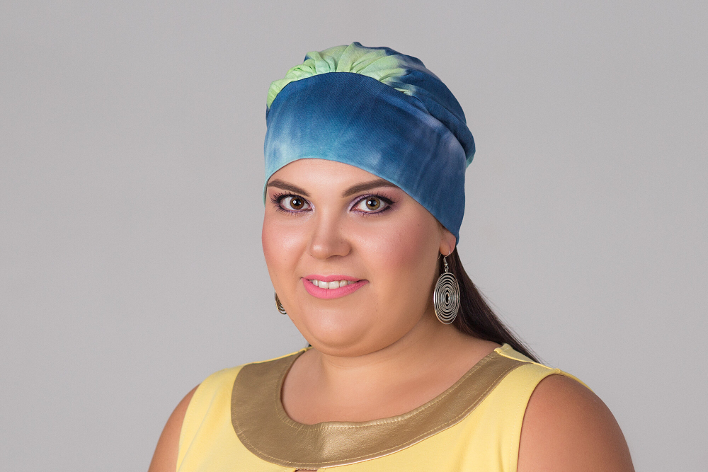 Шапочка тюрбан БЛАНКА VB12 облегченная, бамбук, Elza Meyger