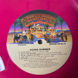 Виниловая пластинка LP Donna Summer On The Radio Greatest Hits Vol. I and II (EU 2018) (Розовый и Фиолетовый Винил)