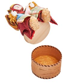 Народные промыслы RK-723/2 Кукла-шкатулка «Бабушка с детьми»