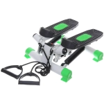 Мини-степпер поворотный с эспандерами MSR-1100, зеленый