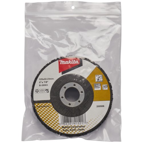 Диск шлифовальный Makita 125*22,2 вспененный абразив   B-28983