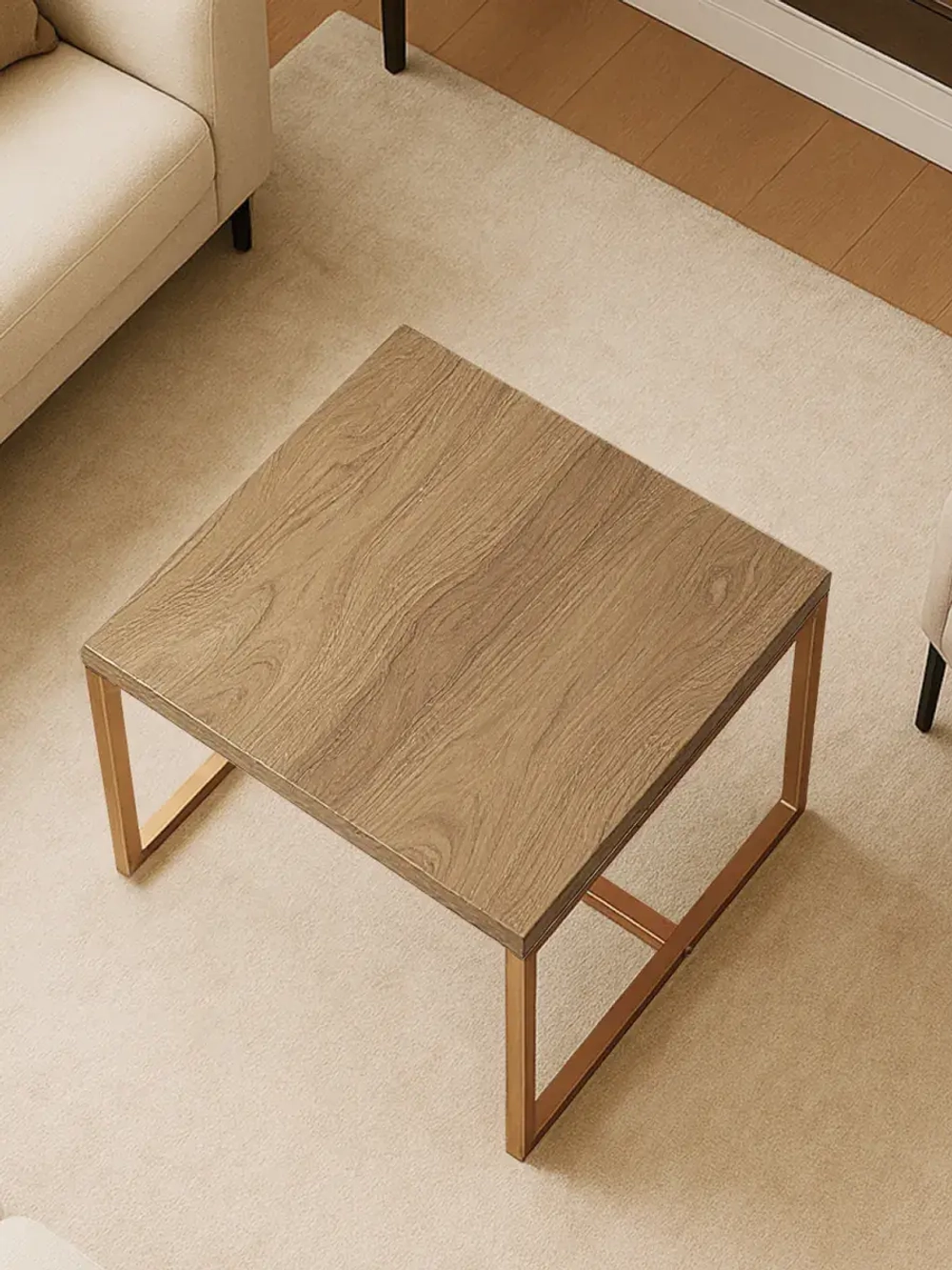 Компактный журнальный стол Куб - ЗД - ЛДСП в ПВХ