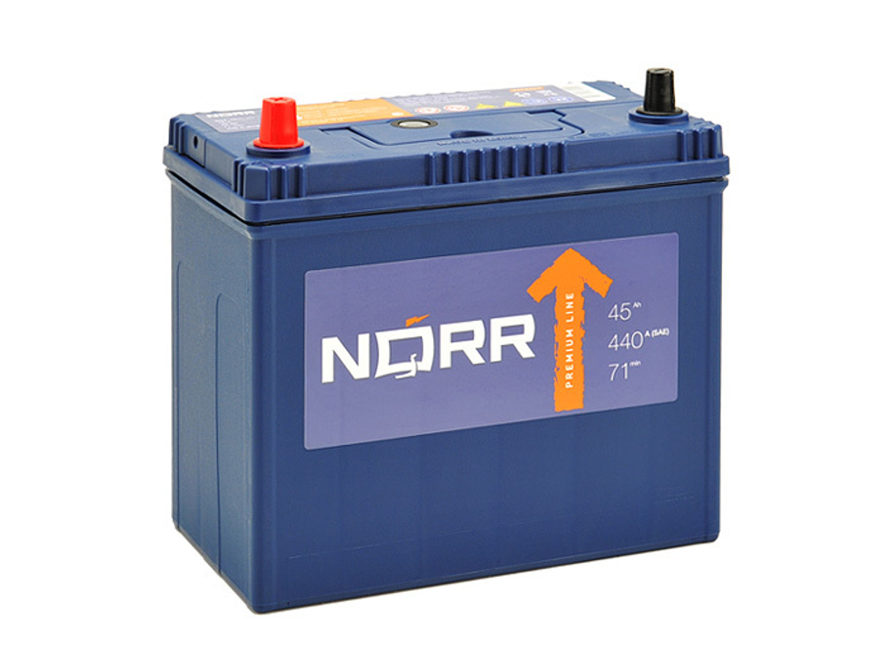 Аккумулятор 6СТ-38 VL, п.п., L+, NORR (JIS)