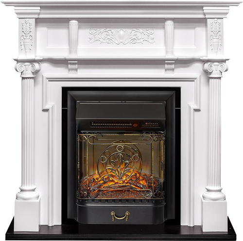 Каминокомплект Oxford - Белый с очагом Majestic FX M Black RC