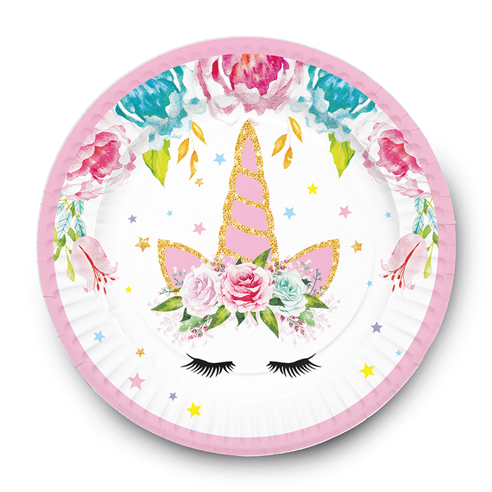 Тарелки "Голова Единорога" 18 см 6 шт