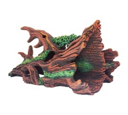 Коряга лежачая КЛ-046 40 х 12,5 х 18 см (керамика)