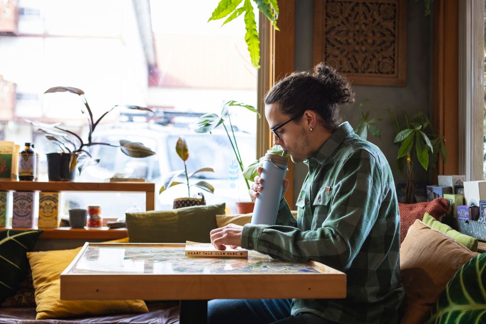 Термокружка Klean Kanteen TKWide Twist Cap 20oz (592 мл) Clear Sky