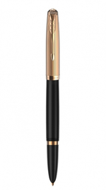 Перьевая ручка Parker 51 DELUXE BLACK GT, перо F