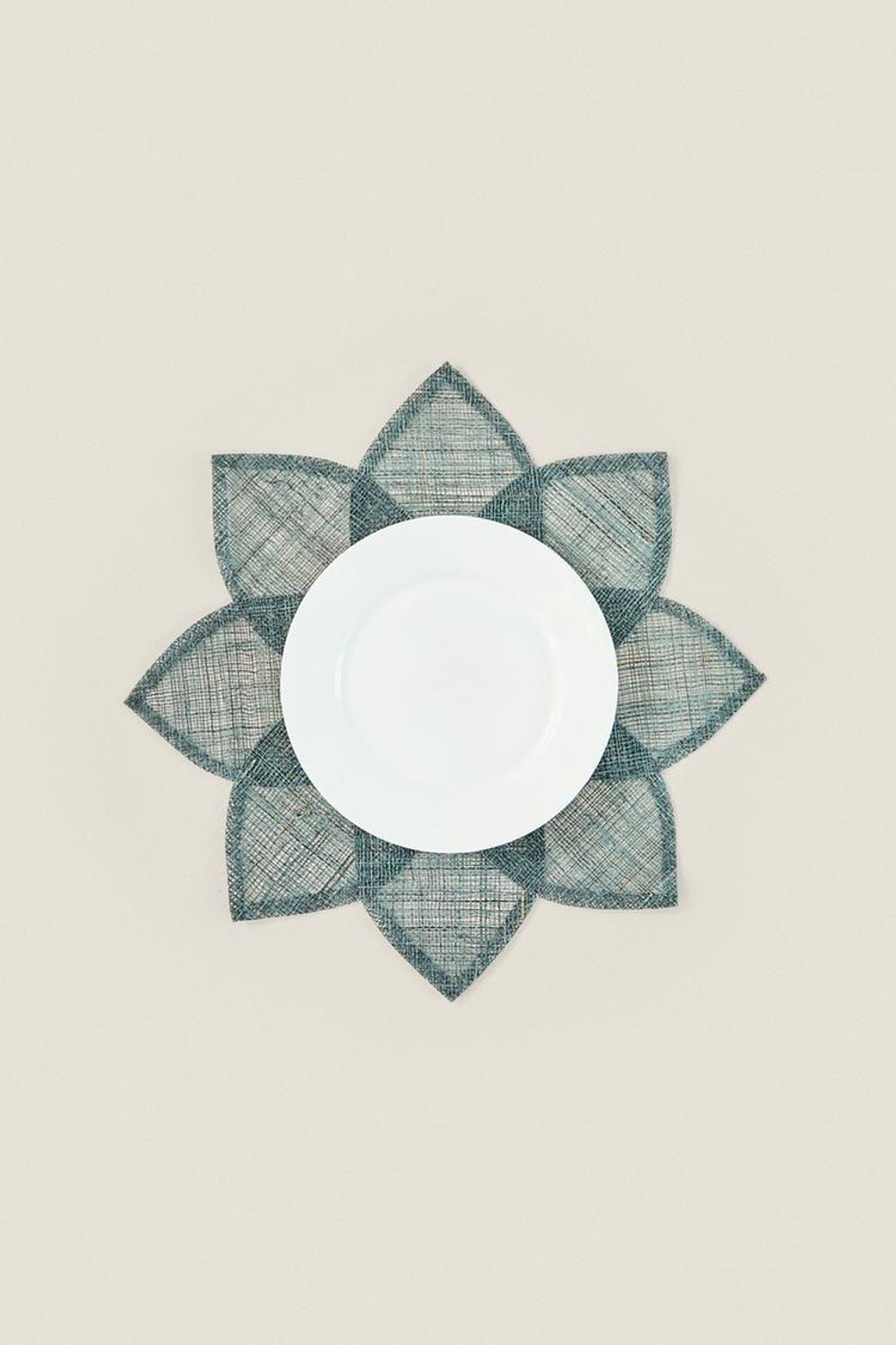 ZARA HOME СЕРВИРОВОЧНАЯ САЛФЕТКА, ЗЕЛЕНЫЙ