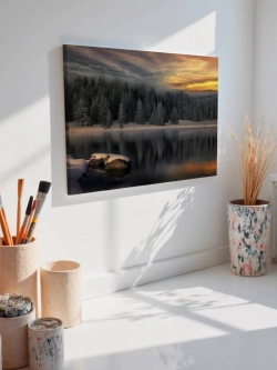 Картина на стену 40 X 50 Зимний пейзаж