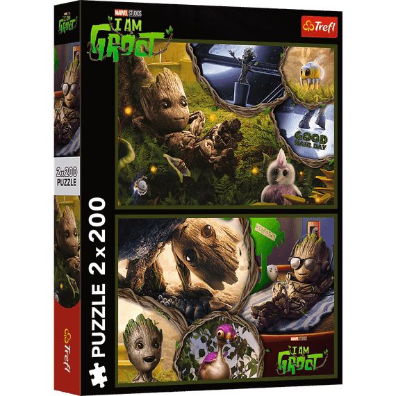 Pazl \ Puzzle \ Пазлы Puzzles - "2x200" - I am Groot / Marvel Guardians of the Galaxy