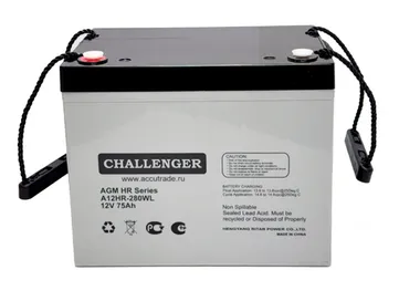 Аккумуляторы Challenger A12HR-280WL - изображение 1 Аккумуляторы Challenger A12HR-280WL - фото 1