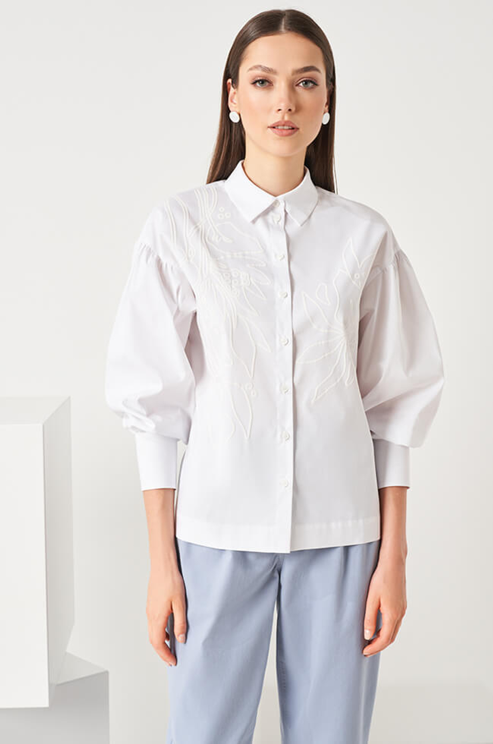 22824 Блузка женская (белый)