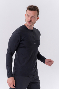Мужской лонгслив Nebbia Functional Long-sleeve T-shirt “Layer Up” 329 Black