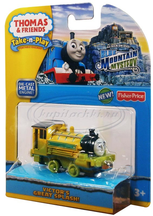 Паровозик Виктор в зеленой краске (Take-n-Play)