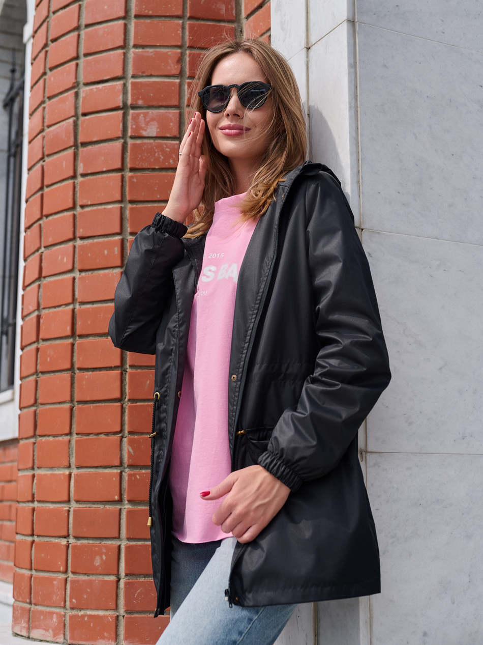 Ветровка женская "Грин" черный