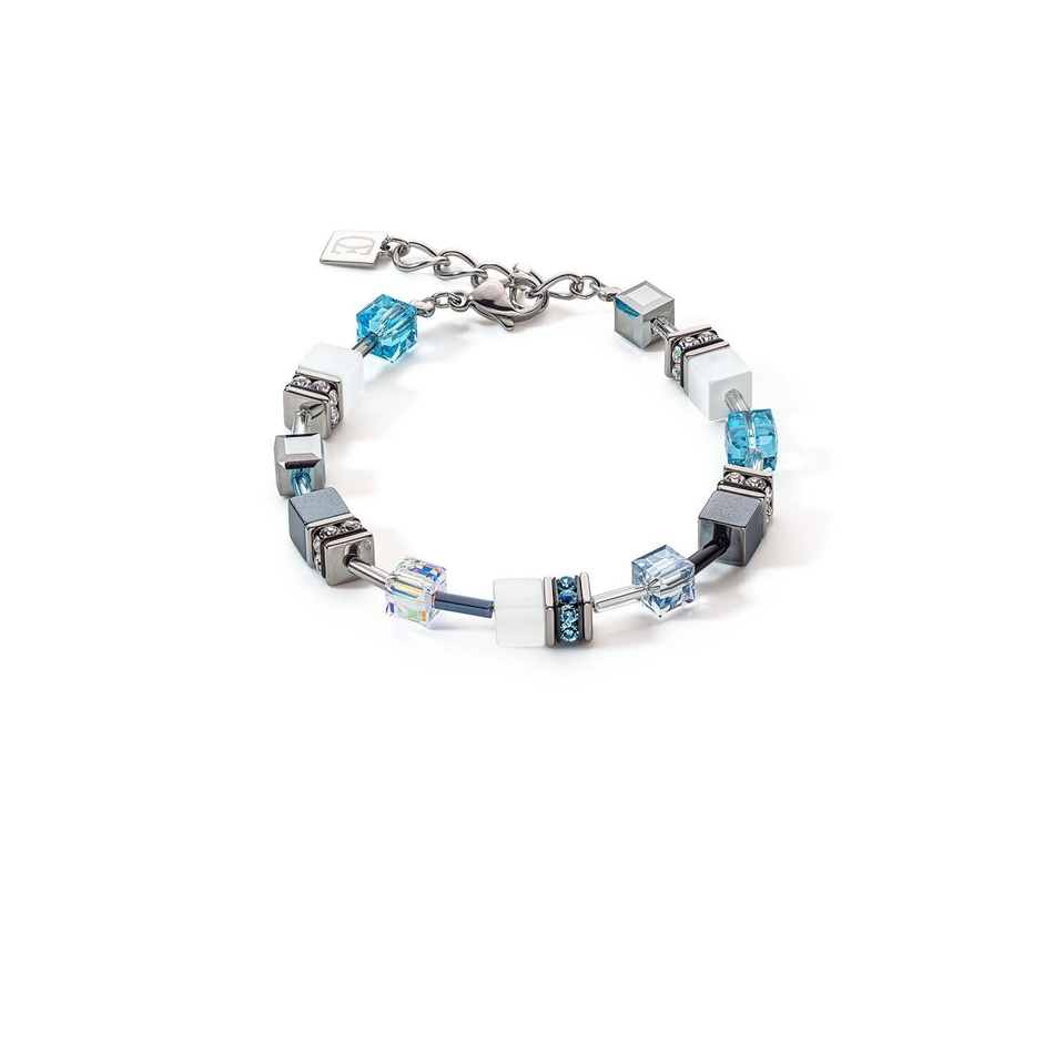 Комплект Coeur de Lion часы и браслет Light Blue-Mother of pearl 7630/53-0753 цвет голубой, серебряный