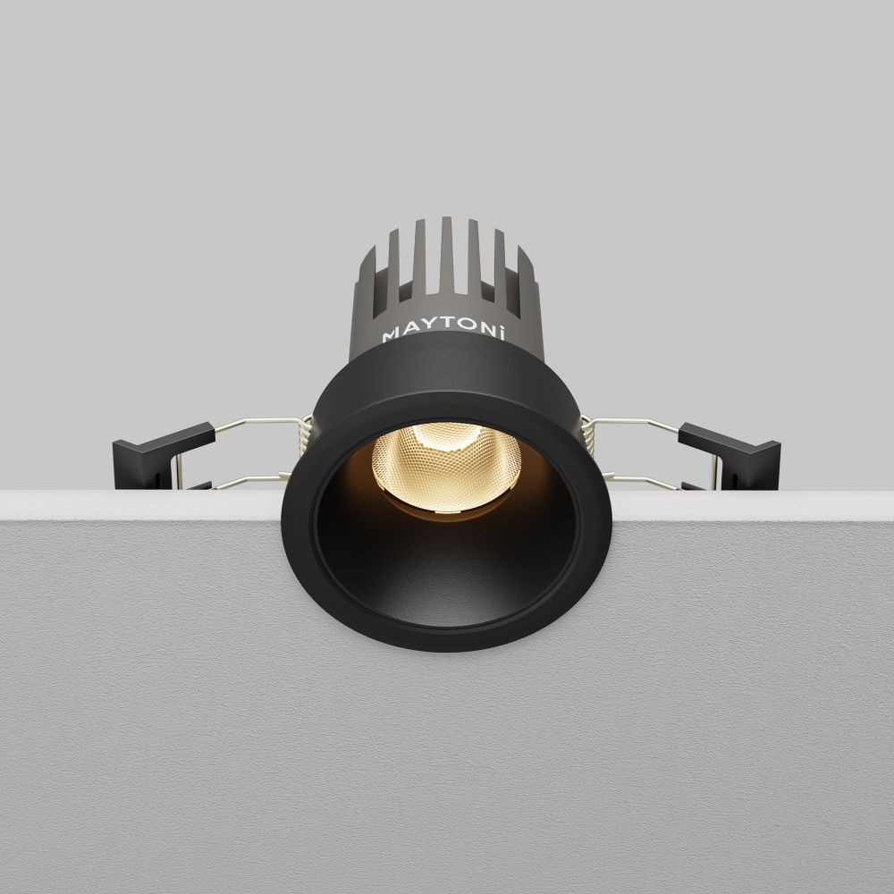 Светильник встраиваемый светодиодный Maytoni   DL123-10W-3K-B