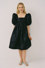 Royal black dress