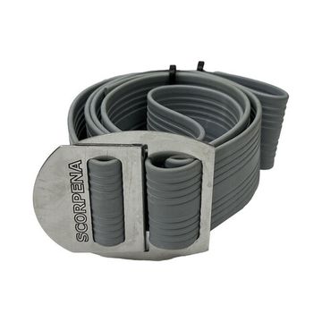 Ремень Scorpena V быстроразъемная металлическая пряжка серый