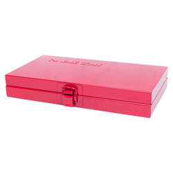 KING TONY (2021MR) Набор торцевых головок с принадлежностями 1/4", 12-гранные, 4-13 мм, 19 предметов