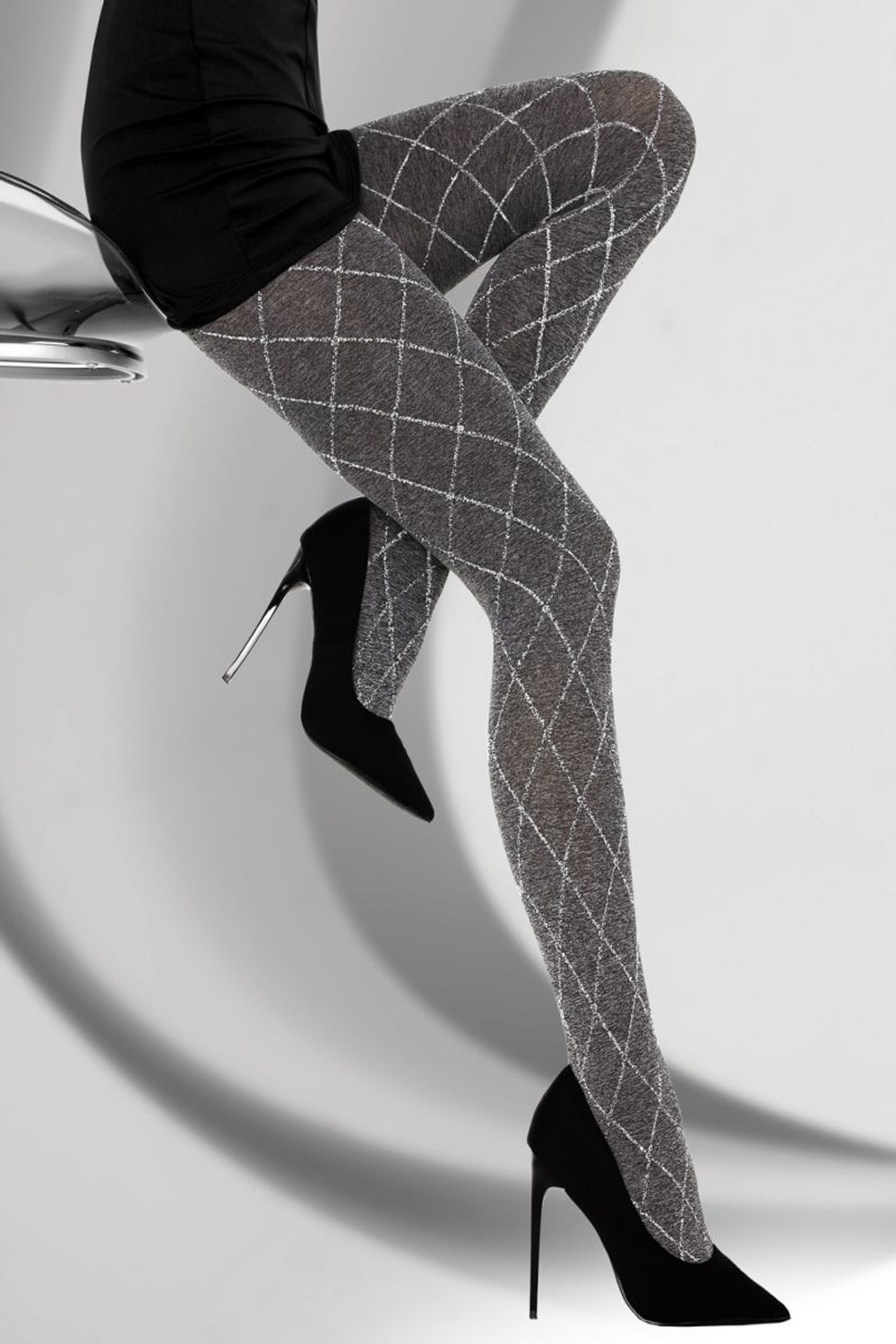 Уютные колготки Tecolana (Размер: 3 размер) (Цвет: серый)