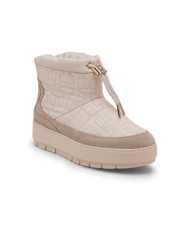 Утепленное угги Tommy Hilfiger - бежевый(FW0FW07637)